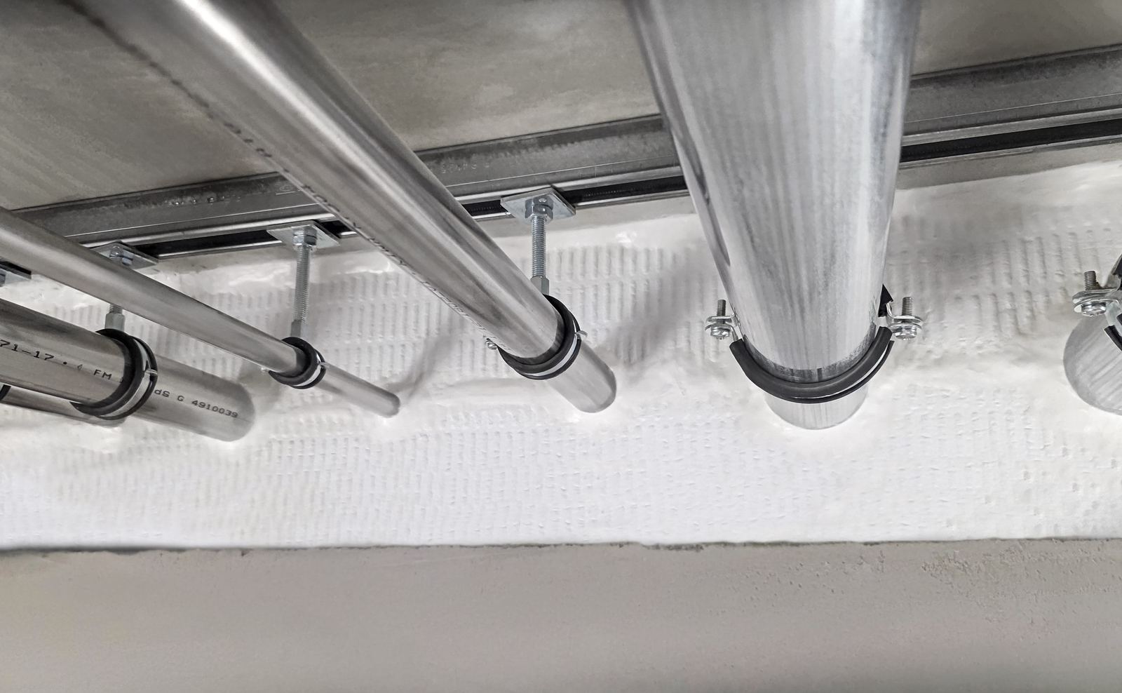 Fire stopping on ventilation