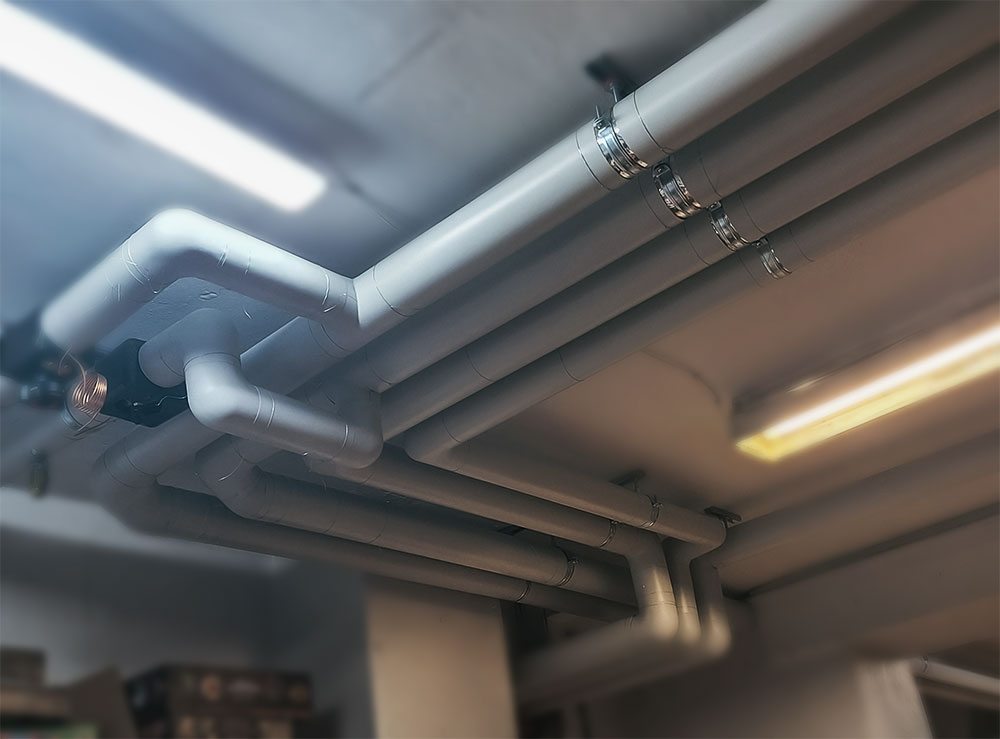 Duct insulation installation