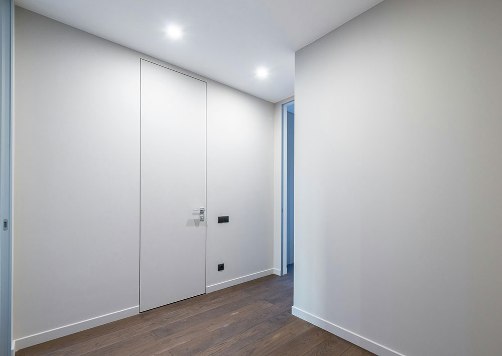 Professional painters at work