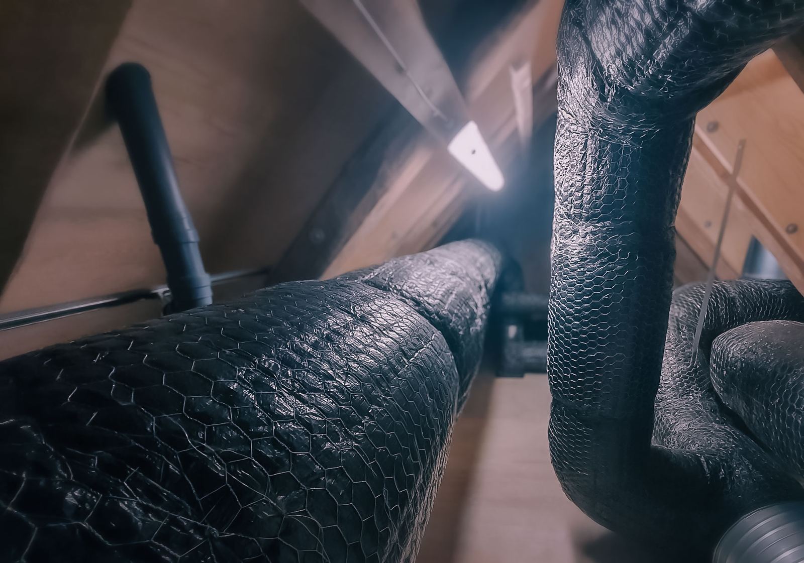 Wire mat insulation project