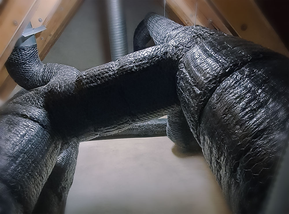 Wire mat fire insulation project