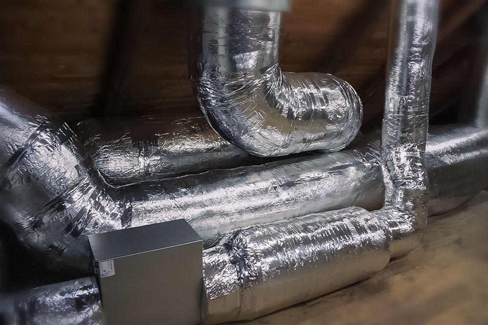 Wire mat and lamel combined insulation